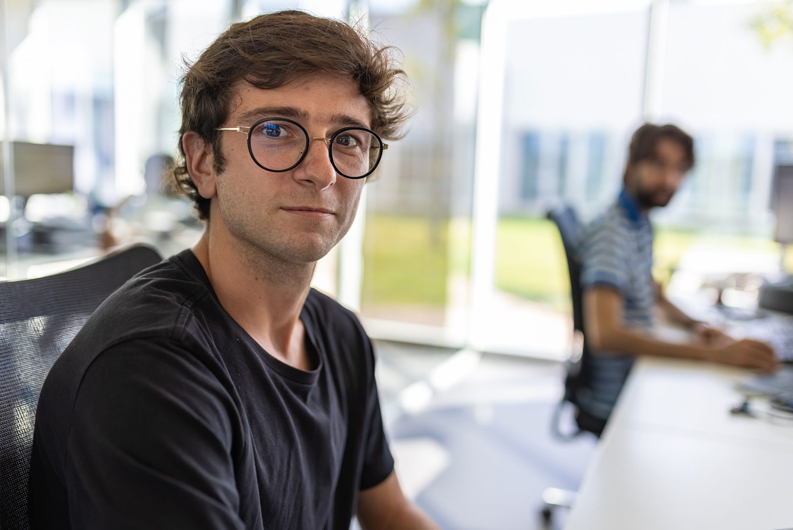 guy with glasses