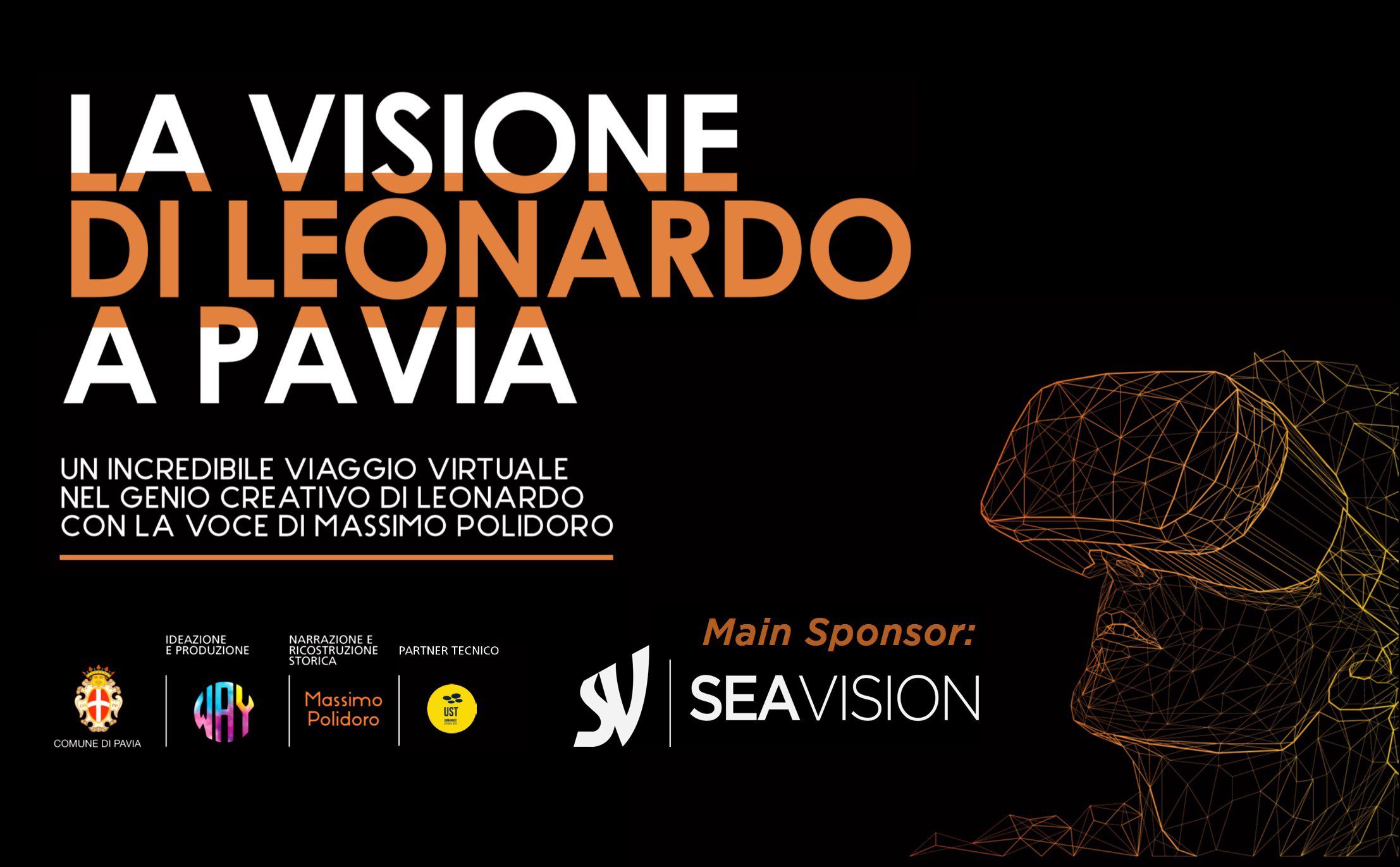 Leonardo-a-Pavia- SEA Vision is sponsor of Looking for Monna Lisa